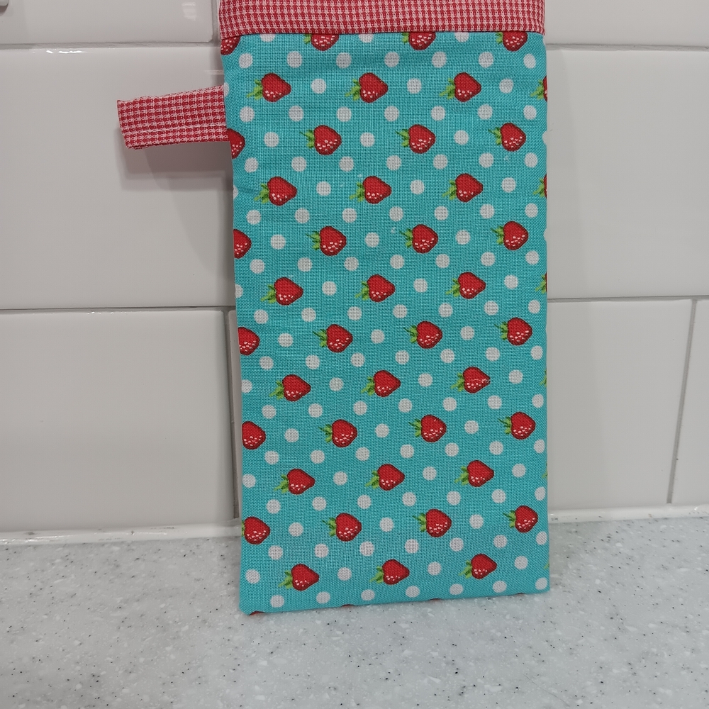 Strawberry Fabric Eyeglasses Case